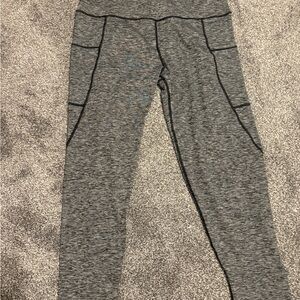 Women's Heather Gray Leggings with Pockets